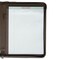 Dacasso Chocolate Brown Leather Deluxe Letter-Size Zip-Around Portfolio EI-3402 - alternate 3
